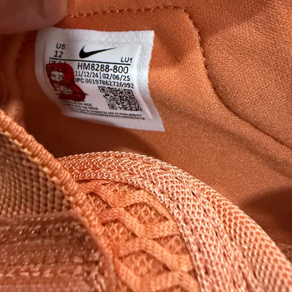 Nike Air Rift Healing Orange Women's Sz 12 Sneaker HM8288-800 RARE B grade - Picture 8 of 8